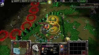 Warcraft III Azeroth Hero Survival - Impossible Mode Greymane - Single player run