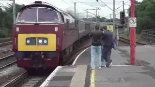 D1015 Western Champion hauling 'The Western Fellsrunner' plus 6K73 flasks 31-07-10