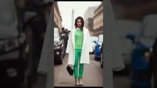 ✨Топ-5 сочетаний с зеленым цветом✨ #moda #одежда #fashion #стиль #мода #style #топ