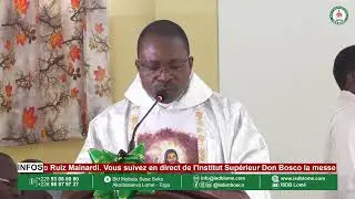 Messe pr&eacute;sid&eacute;e par le Nonce Apostolique pr&egrave;s le Benin et le Togo, Son Excellence Mgr Rub&eacute;n Mainardi.