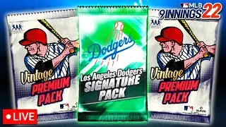 🔴LIVE | Team Select Sig Craft Pack Opening! (Part 3) - MLB 9 Innings 22