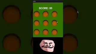 Whack-A-Mole Game 🎮 | #whackamole #code #akramovdev