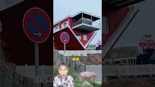 Rumah ini terbalik gentengnya dibawah dindingnya diatas