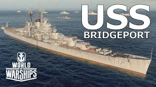 Тяжёлый американский крейсер ВМС США USS Bridgeport. Руководство по World of Warships.
