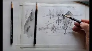 Тест Faber-Castell graphite aquarelle