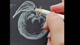 Mandarin, fruit pencil drawing, learning to draw, Master class.
