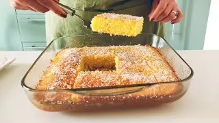 Нет весов для этого торта семолина и сок🍊 вкусно и легко подготовить. #semolina