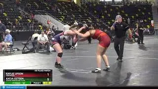 High School Girls 180 Kaylie Upson Wisconsin Vs Katja Osteen Somar Wrestling Club