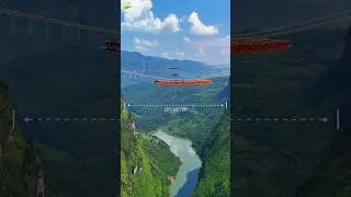 HIGHEST MOUNTAIN BRIDGE Construction - TIANMEN SUPER BRIDGE Anpan Expressway #bridge #engineering