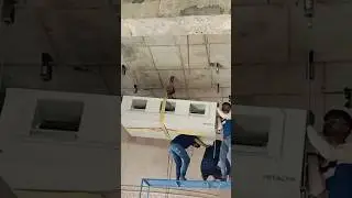 🔧🔧Ductable indoor units hanging 🔩🔩#shorts#vrfsystem #hvac#hvacindia#vrv#hitachi