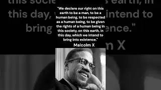 Malcolm X quotes about life and justice. &lrm;