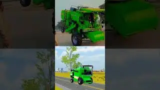 Harvester #indiantractorsimulatorlite #automobile #trendingvideo #gaming #jcb #farming #harvester
