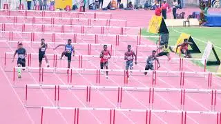 110m hurdles final School Boys, CM Trophy  2023 Chennai