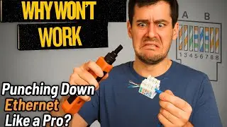 How to terminate a ethernet keystone jack