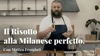 Risotto alla Milanese  con lo Chef Matteo Fronduti del ristorante Manna, Milano