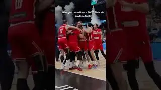 Eurobasket G&eacute;orgie contre France 80-70 #basketball #europe #sports #shorts #trending #viral.