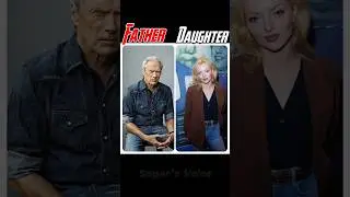 Iconic actors and their beautiful daughters #shorts #evolution
