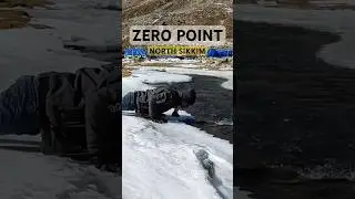 Snowfall at zero point,nathula pass,north sikkim #mountains #snowfall #tourism #travel#shorts#sikkim