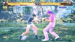 Hitting god of destruction with reina (Tekken 8)