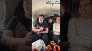 Alex Manga, Diego Daza, Peter Manjarr&eacute;s, Elder Dayan en un avi&oacute;n. #vallenato #foryou #musica