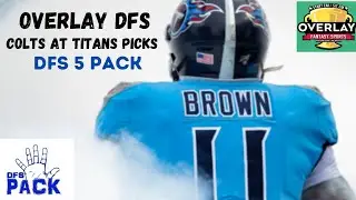 Overlay DFS Matchup Shop Picks - Colts at Titans