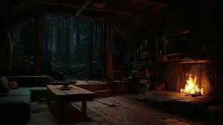Heavy Rain on a Dark Night 🌧️ Calm Storm Sounds for Study, Sleep & Meditation