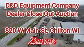 D&D Equipment Dealer Close Out Auction May 27th 2025