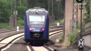VLEXX Züge in Saarbrücken (Alstom Coradia LINT 81 und LINT 54)