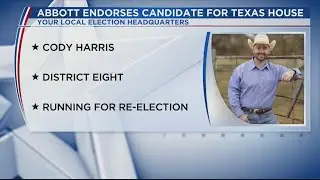 Gov. Abbott endorses Cody Harris for re-election
