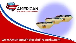 Compound Cake - 180s Metallic Wrath 3 Cakes Per Unit ... Available at American Wholesale Fireworks!