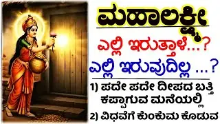 ಮಹಾಲಕ್ಷ್ಮೀ ಇರುವುದೇ ಇಲ್ಲಿ#motivation #entertainment #usefulinformationkannada  #viralvideo #new #vlog