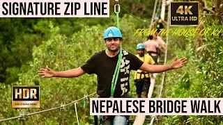 Signature Zip Line | Nepalese Bridge Walk | La Vallée Des Couleurs Nature Park | தமிழ்