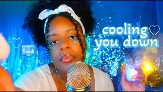 ASMR -✨🥶🧊 Cooling You Down On A Warm Summer Night..☀️🧊✨ (You Will Feel Soooo Good 🍧)