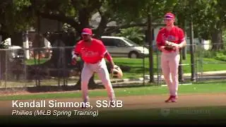 Kendall Simmons - SS/3B, Phillies (MiLB Spring Training) - (3-11-20)