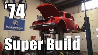Classic VW BuGs 1974 Super Beetle Restoration Body Off Project