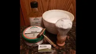 SOTD: Stirling Tangerine Soap / Star Razor / Astra Blades / Stirling Citron Aftershave