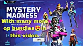 MYSTERY MADNESS Event Wonderful Bundles😍🔥 and Gold Royal op Female Bundle in Free Fire Max.🔥