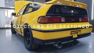 CRX EF8 RESTORED. BACK TO PRISTINE CONDITION.