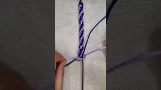 Easy macrame friendship bracelet for beginners/Tutorial Macrame bracelet#shorts