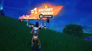 *NEW* JULY AURIC LEGACY MASK OFF REBOOT MAN SKIN IN FORTNITE PS5 + A VICTORY ROYALE WIN! (SOLO)