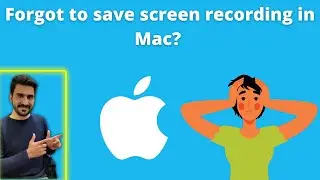 How to recover screen recording in Mac 2021| technical saeedji
