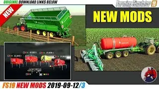FS19 | New Mods (2019-09-12/3) - review