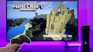 MINECRAFT | XBOX 360 Slim in 2025 - POV Gameplay