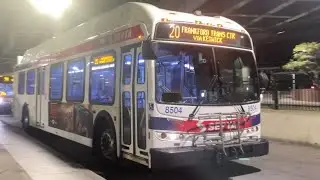SEPTA 2011 New Flyer DE40LFR #8504 on Route 20 to Frankford Transit Center via Keswick