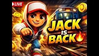 🔴 JACK IS BACK LIVE 🔥 Crazy Subway Surfers Run | Non-Stop Action