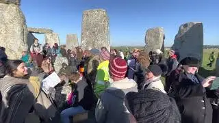 Spring Equinox 2022 with my friends the Druids & travellers at Stonehenge