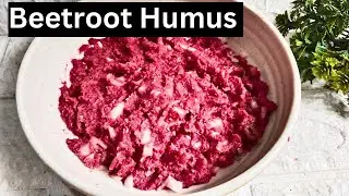 Beetroot Humus recipe | Delicious beetroot dip for Nachos | Healthy dips | #viralfood #vlog #foodies