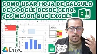 ¿Cómo usar hoja de calculo de #Google #Sheets desde cero? Aquí te explico ¿Vale la pena dejar Excel?