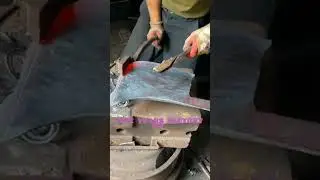 Zhou's blacksmith shopLaotie customized 5-pound heavy clamp handle with Zhou's blacksmith