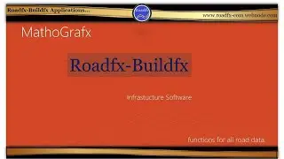 Roadfx Buildfx Presentation #Roads #Buildings #Infrastructure #Highways #cad #cadd #presentation